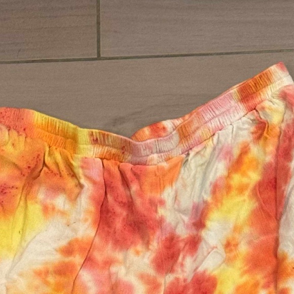 Simplee Pink and Orange Fabric with lace detail SMALL - Picture 5 of 5